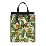 Avocado Cut In Half Drawing Print Insulated Lunch Tote