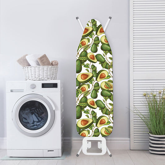 Avocado Cut In Half Drawing Print Ironing Board Cover