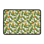 Avocado Cut In Half Drawing Print Kitchen Mat