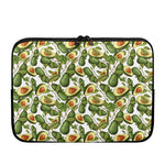 Avocado Cut In Half Drawing Print Laptop Sleeve