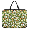 Avocado Cut In Half Drawing Print Laptop Sleeve With Handle