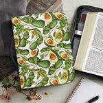Avocado Cut In Half Drawing Print Leather Bible Cover