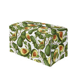 Avocado Cut In Half Drawing Print Leather Tissue Box Cover