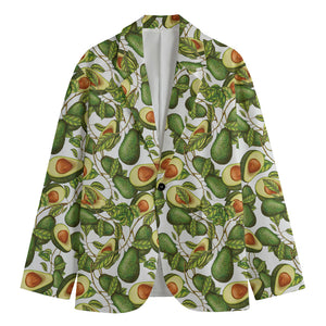 Avocado Cut In Half Drawing Print Men's Blazer