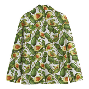 Avocado Cut In Half Drawing Print Men's Blazer