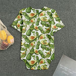 Avocado Cut In Half Drawing Print Men's Bodysuit