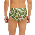 Avocado Cut In Half Drawing Print Men's Briefs