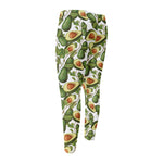 Avocado Cut In Half Drawing Print Men's Compression Pants