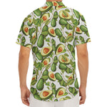 Avocado Cut In Half Drawing Print Men's Deep V-Neck Shirt