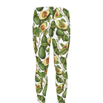 Avocado Cut In Half Drawing Print Men's leggings