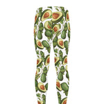 Avocado Cut In Half Drawing Print Men's leggings