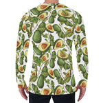 Avocado Cut In Half Drawing Print Men's Long Sleeve T-Shirt