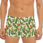 Avocado Cut In Half Drawing Print Men's Short Boxer Briefs