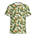 Avocado Cut In Half Drawing Print Men's Athletic T-Shirt