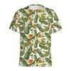 Avocado Cut In Half Drawing Print Men's Sports T-Shirt