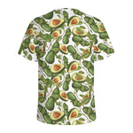 Avocado Cut In Half Drawing Print Men's Sports T-Shirt