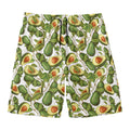 Avocado Cut In Half Drawing Print Men's Swim Trunks