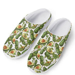 Avocado Cut In Half Drawing Print Mesh Casual Shoes