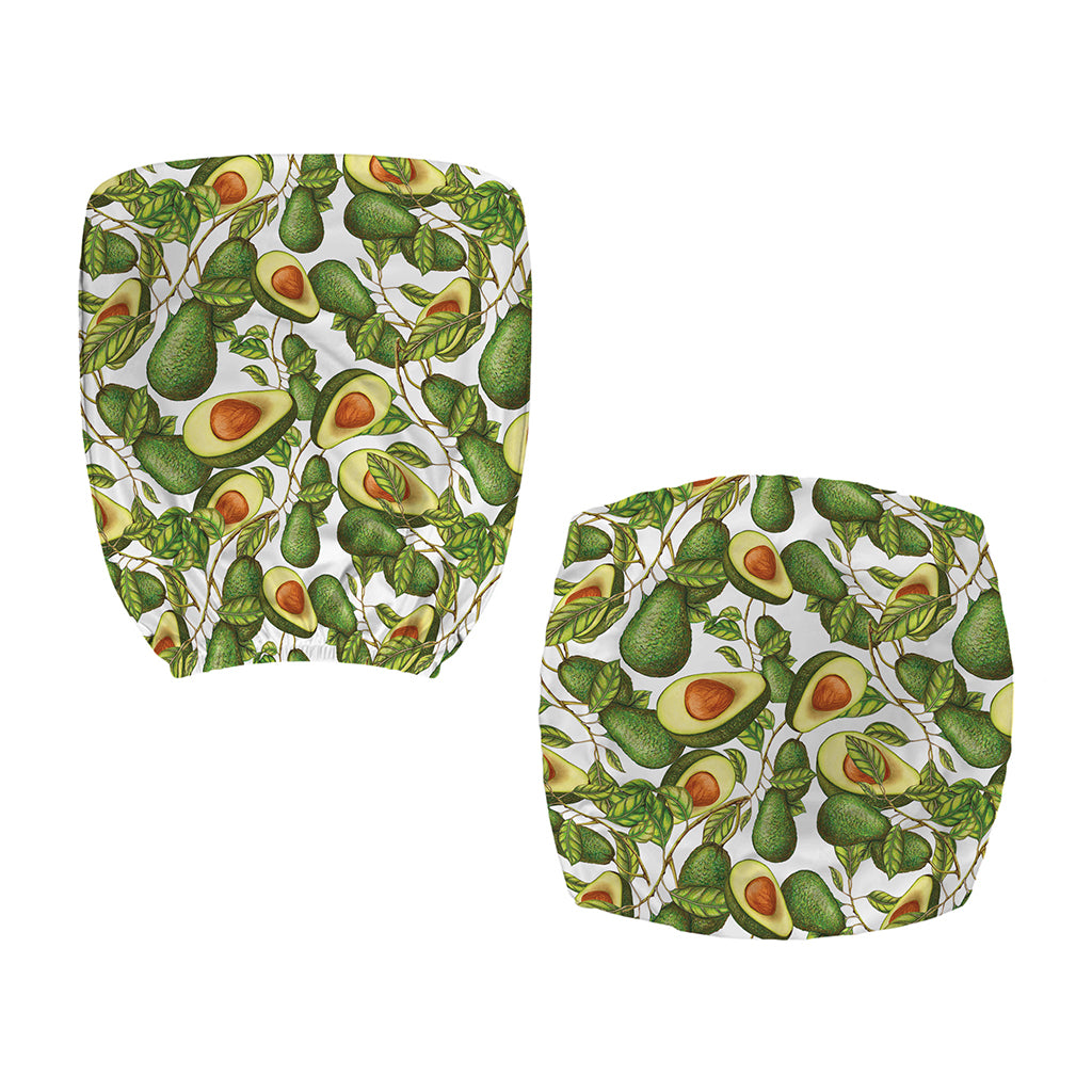 Avocado Cut In Half Drawing Print Office Chair Cover