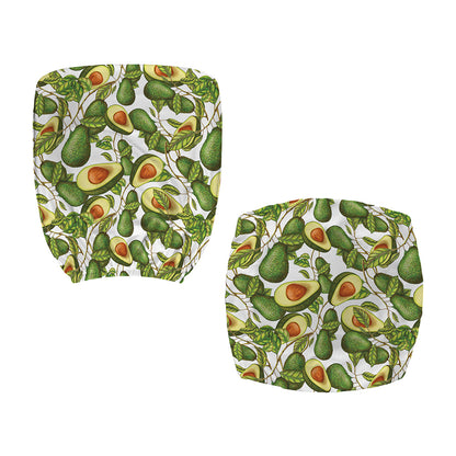 Avocado Cut In Half Drawing Print Office Chair Cover