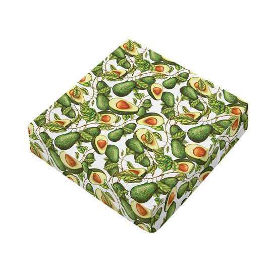 Avocado Cut In Half Drawing Print Outdoor Seat Cushion Cover