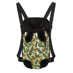 Avocado Cut In Half Drawing Print Pet Carrier Backpack