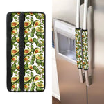 Avocado Cut In Half Drawing Print Refrigerator Handle Covers