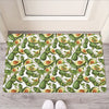 Avocado Cut In Half Drawing Print Rubber Doormat