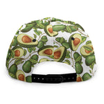 Avocado Cut In Half Drawing Print Snapback Cap