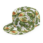 Avocado Cut In Half Drawing Print Snapback Cap