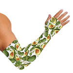 Avocado Cut In Half Drawing Print Sun Protection Arm Sleeves