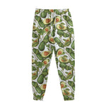 Avocado Cut In Half Drawing Print Sweatpants