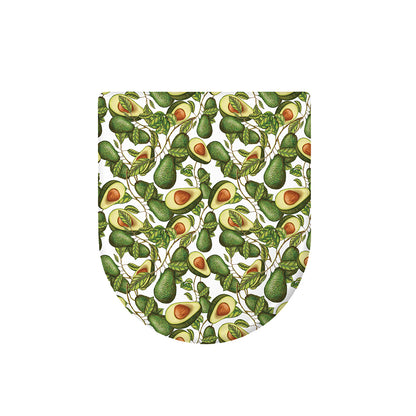 Avocado Cut In Half Drawing Print Toilet Lid Cover