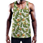 Avocado Cut In Half Drawing Print Training Tank Top