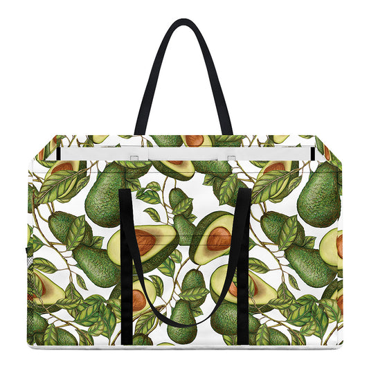 Avocado Cut In Half Drawing Print Utility Tote Bag