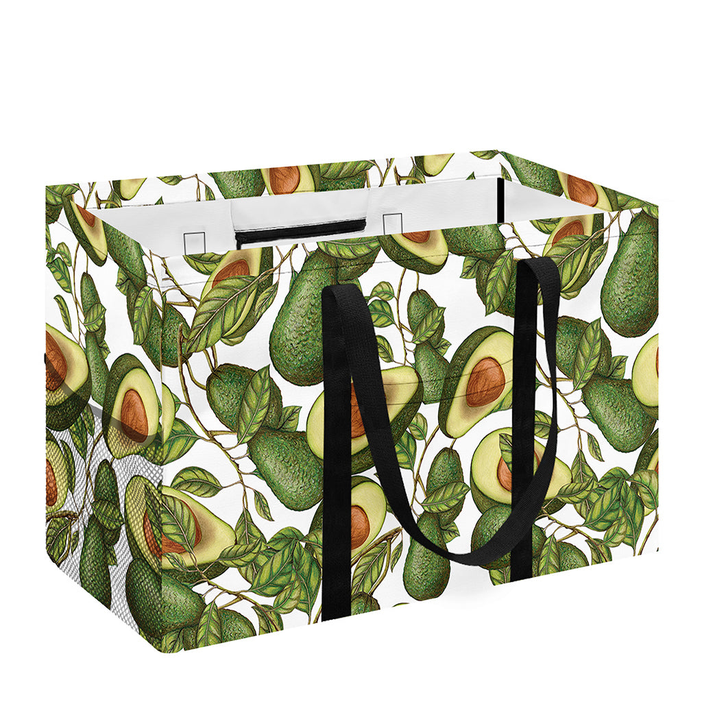 Avocado Cut In Half Drawing Print Utility Tote Bag