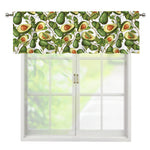 Avocado Cut In Half Drawing Print Window Valance