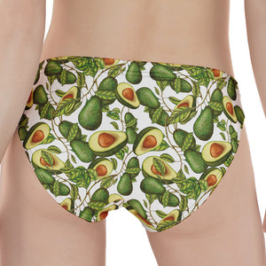 Avocado Cut In Half Drawing Print Women's Panties