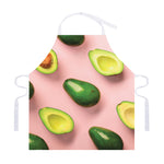 Avocado Cut In Half Pattern Print Adjustable Apron