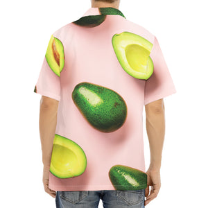 Avocado Cut In Half Pattern Print Aloha Shirt