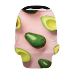 Avocado Cut In Half Pattern Print Baby Seat Cover