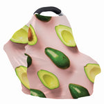 Avocado Cut In Half Pattern Print Baby Seat Cover