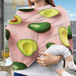 Avocado Cut In Half Pattern Print Baby Seat Cover
