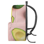 Avocado Cut In Half Pattern Print Backpack