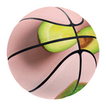 Avocado Cut In Half Pattern Print Basketball