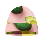 Avocado Cut In Half Pattern Print Beanie