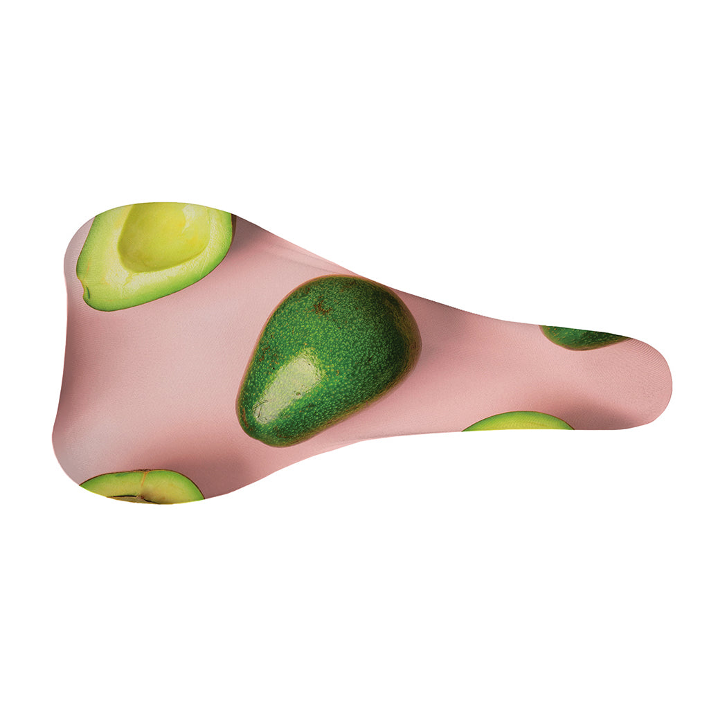 Avocado Cut In Half Pattern Print Bicycle Seat Cover