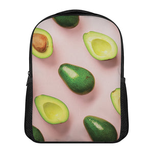 Avocado Cut In Half Pattern Print Casual Backpack