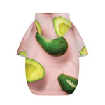 Avocado Cut In Half Pattern Print Dog Zip Up Hoodie