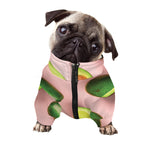 Avocado Cut In Half Pattern Print Dog Zip Up Jacket